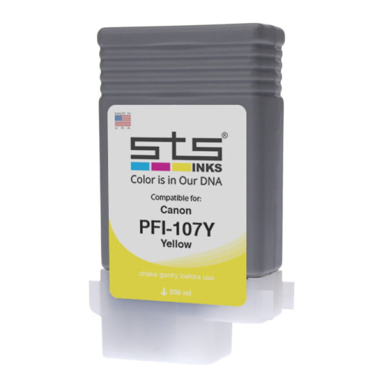 Replacement Cartridge for Canon Yellow PFI-107Y