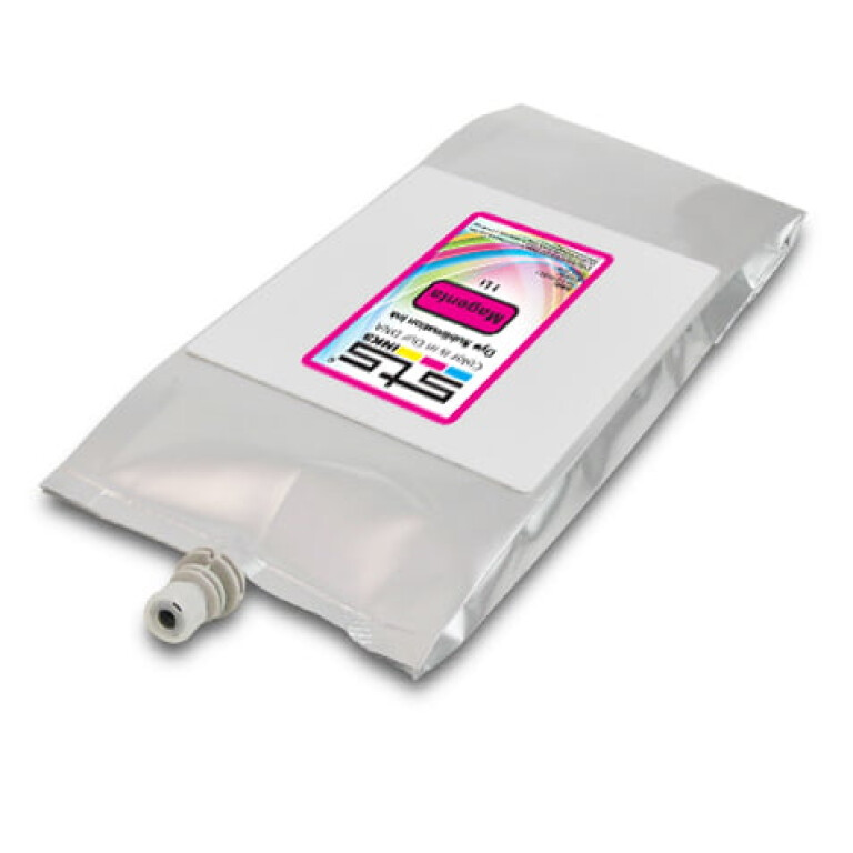 Dye Sublimation Ink Bag for Mutoh 1 Liter Magenta