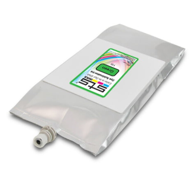 Dye Sublimation Ink Bag for Mutoh 1 Liter Green