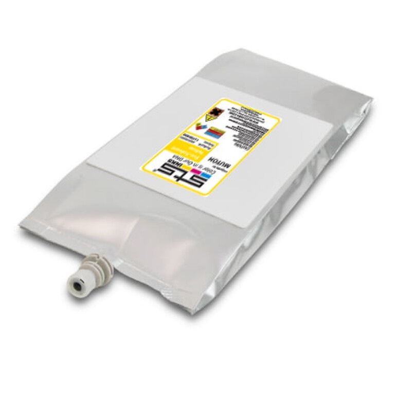 Eco-Solvent Ink Bag for Mutoh 1 Liter Yellow