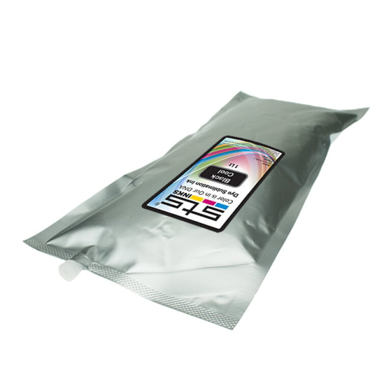 Dye Sublimation Ink Bag for Nite Bulk Systems 1 Liter Black Cool