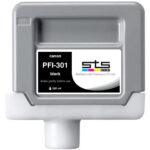 Replacement Cartridge for Canon PFI-301 330 ml - Black. BY STS INKS
