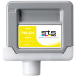 Replacement Cartridge for Canon PFI-301 330 ml - yellow. BY STS INKS