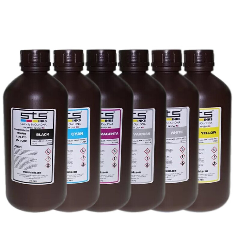 Replacement Ink for Mimaki LUS170 UV Curable 1 Liter STS Inks